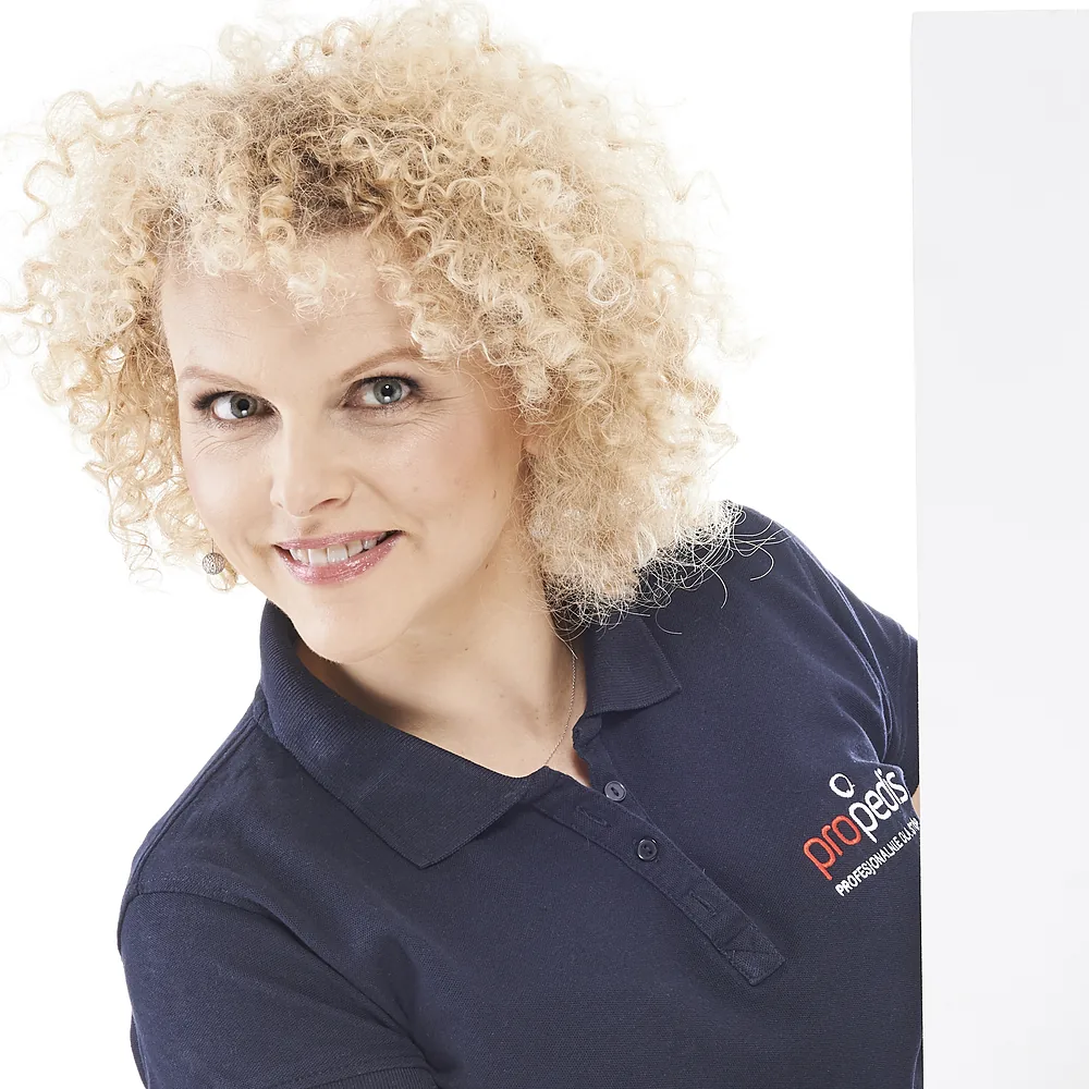 dr n. med. Joanna Stodolna-Tukendorf w koszulce Pro Pedis