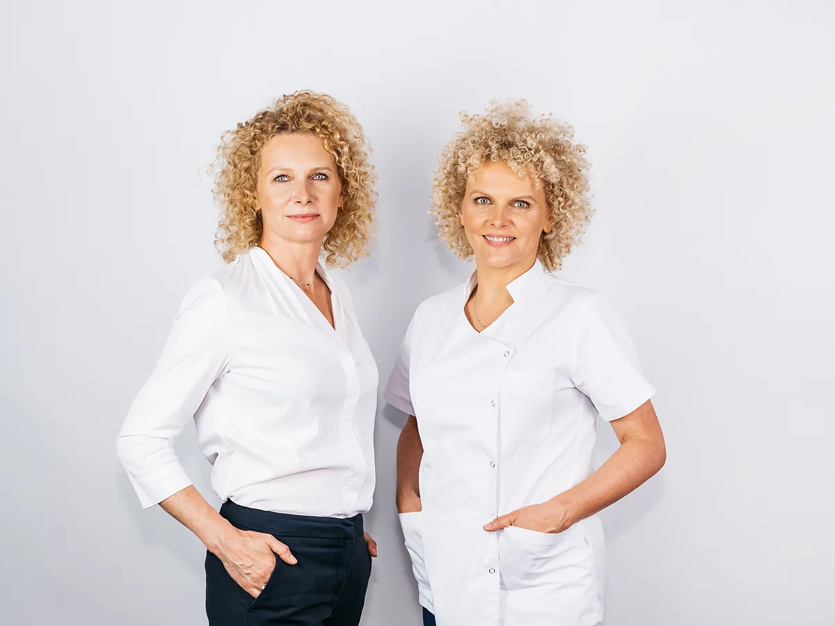 Magdalena Korycka i dr n. med. Joanna Stodolna-Tukendorf, założycielki Pro Pedis