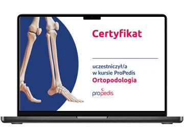 Wzór certyfikatu ukończenia kursu Ortopodologia